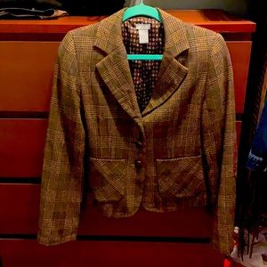 Delia’s English plaid blazer M